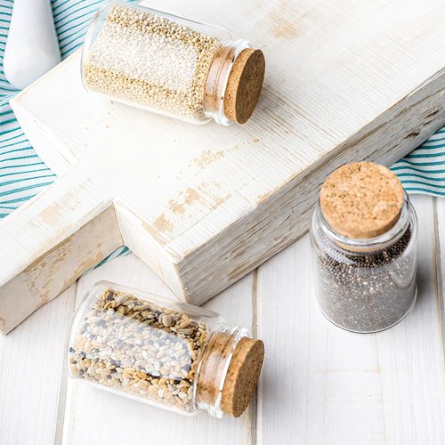 10 Pack Wooden Tapered Cork Plugs, 2 Sizes Diameter Large Cork Stoppers Corks Lids Natural Soft Wood Replacement Corks Brown Cork-Secure Seal for Wines, Old Bottles Jars Arts DIY Crafts Beer Ornaments