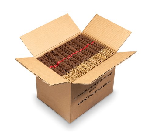 500 Unscented Incense Sticks 11" Bulk - 100% Natural Joss and Bamboo Punk Blanks - Great for DIY Aromatherapy Incense Making.