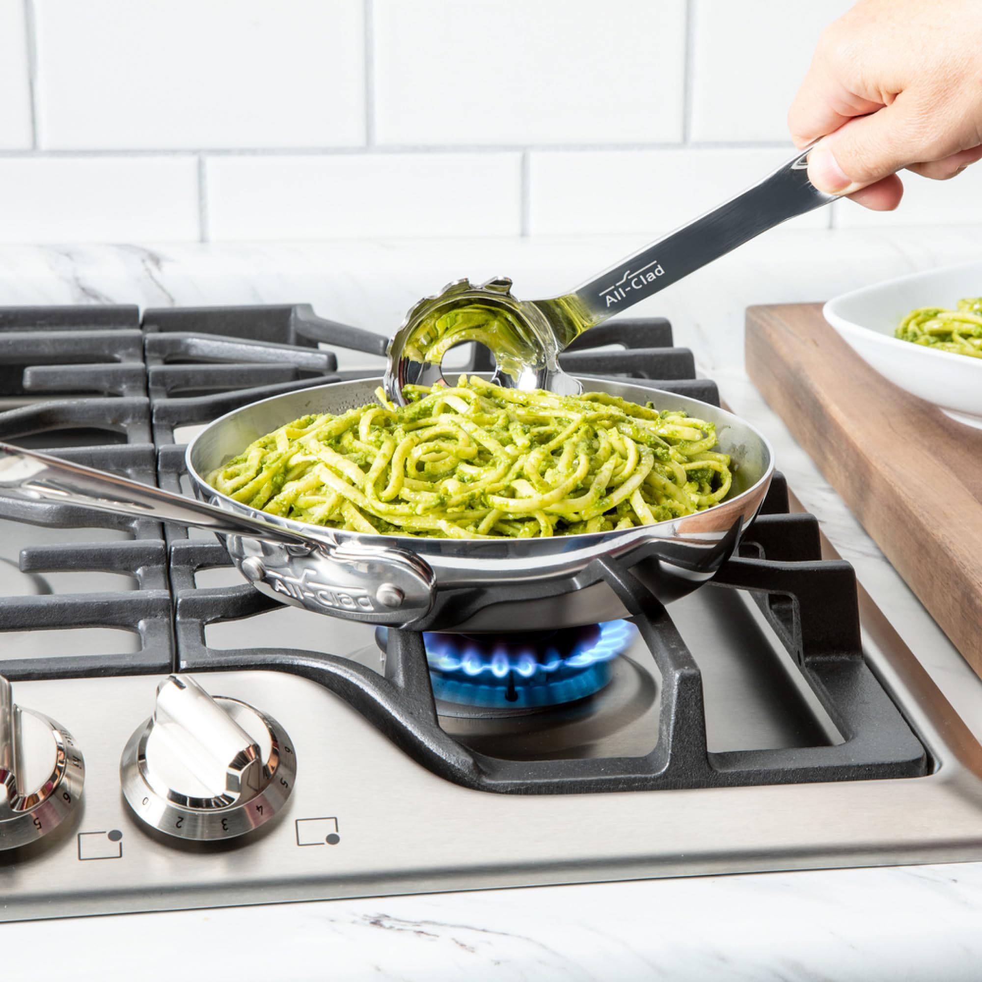 All-Clad D3® Stainless Steel 7.5 inch Frying Pan - Made in the USA- The Original Bonded Professional Cookware- Oven Safe & Induction Compatible