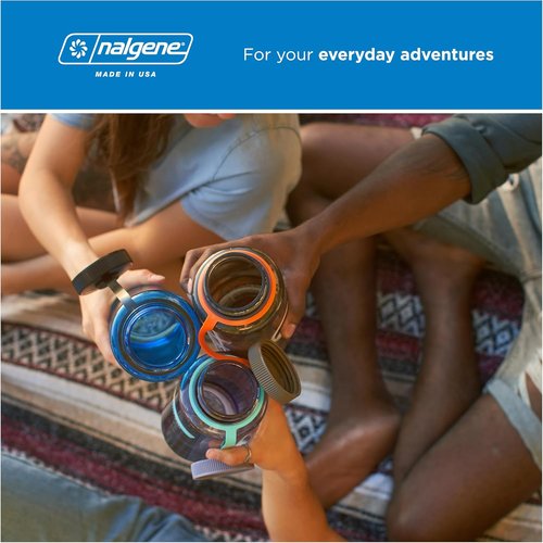 Nalgene 32 oz Wide Mouth Water Bottle - BPA-Free, Durable & Leak-Proof for Hiking, Gym & Travel
