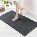 Exclusivo Mezcla Bathroom Rugs - Extra Soft Chenille Mat, Quick Dry & Machine Washable | 24x36, Grey