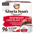 Gloria Jean's Raspberry Chocolate Lava K-Cup Pods - Medium Roast Coffee | 96 Count Pack