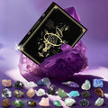 2025 Crystal Advent Calendar for Girls - 24-Day Christmas Countdown with Natural Chakra Stones Healing Gemstones - Perfect for Grandparents,Pet Owners Give Christmas Countdown Gifts for Boys, Cat/Dog