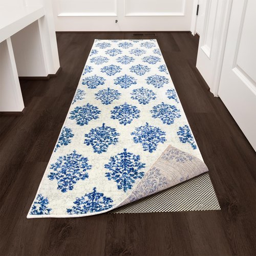 Veken 2x7 Ft Rug Pad Gripper for Hardwood Floors, Non Slip Rug Pads for Area Rugs, Thick Rug Grippers for Tile Floors, Under Carpet Anti Skid Mat, Keep Your Rugs Safe and in Place
