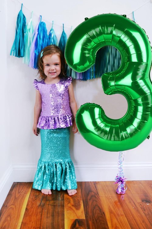 40 Inch Dark Green Number 4 Balloon | Perfect for Birthdays, Graduations, and Weddings