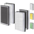 Zouhwaso MA Series 25 Replacement Filter compatible with MA Series 25 Air Purifier Filter Replacement, 3-in-1 Composite Filter with H13 True HEPA, Activated Carbon and Pre-filter, Pack of 4