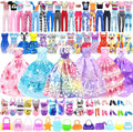 Skiennix Doll Clothes Set - 11.5 Inch Doll Dress Up with Wedding Gown, Fashion Dresses & Accessories