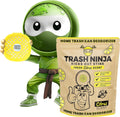 Trash Ninja Odor Eliminator - Long-Lasting Citrus Scent Deodorizer with Activated Charcoal | Perfect for Garbage Cans, Fridges, and Bathrooms