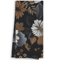 WAITPI Black Boho Kitchen Towels, Floral Dish Hand Towels for Kitchen Bathroom College Students Dorm, Boho Decor Gifts Decorative Bathroom Towel for Women Girls 16x24 Inch