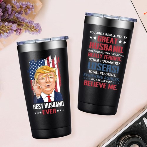 Grifarny Husband Christmas Gifts - Fathers Day, Anniversary, Birthday Gift for Husbands, Hubby - Valentines Day Gifts for Him - You Are a Really Really Great Husband Tumbler 20oz