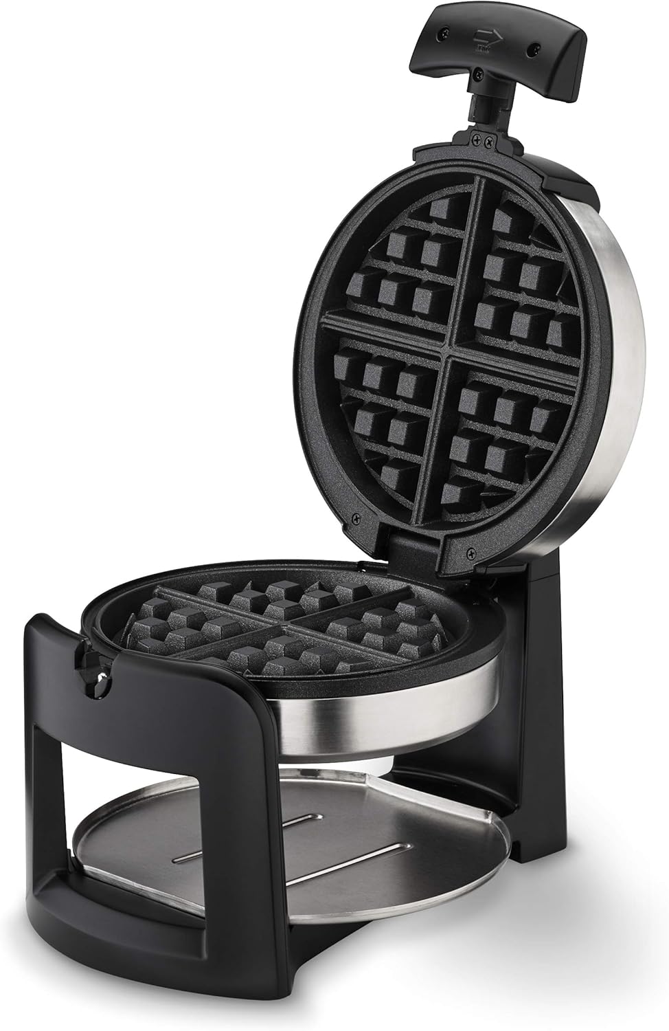 Cuisinart Belgian Waffle Maker - Round Flip Design for Perfect 1" Thick Waffles | Model WAF-F30NAS
