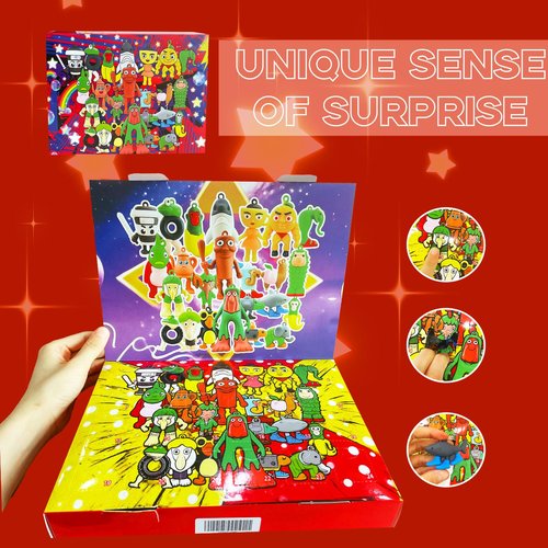Advent Calendar 2026 for Kids,24 Days of Surprise Countdown Calendar with 24pcs figurines for Boys & Girls,Gifts for Valentine's Day Easter, Fun Christmas Party Favors for Kids