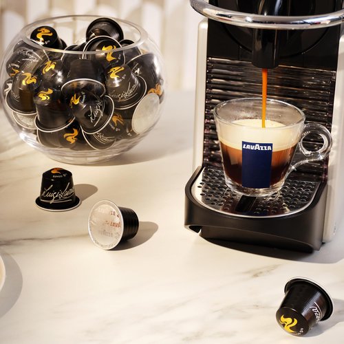 Lavazza Leggero Lungo Medium Roast Capsules Compatible with Nespresso Original Machines (Pack of 60) ,Value Pack, Blended and roasted in Italy, Full bodied, velvety crema and fruity and floral notes