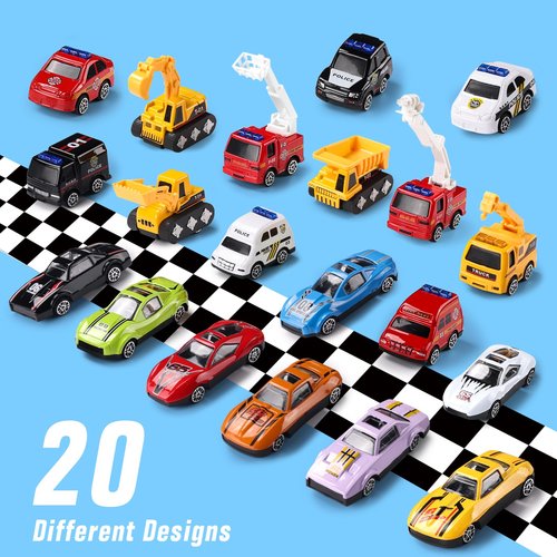 Christmas Advent Calendar 2025, 24 Days Alloy Pull-Back Cars Blind Box, 24 Unique Vehicles for Kids, Boys,Girls & Toddlers as Christmas Countdown Toy Holiday Gift