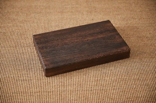 SINOBEST Wood Step Stool, Portable Rectangle Bed Stool, Small Step Ladder for Kitchen & Bathroom, Foot Rest Stool Under Desk, Large Surface, Strong and Durable