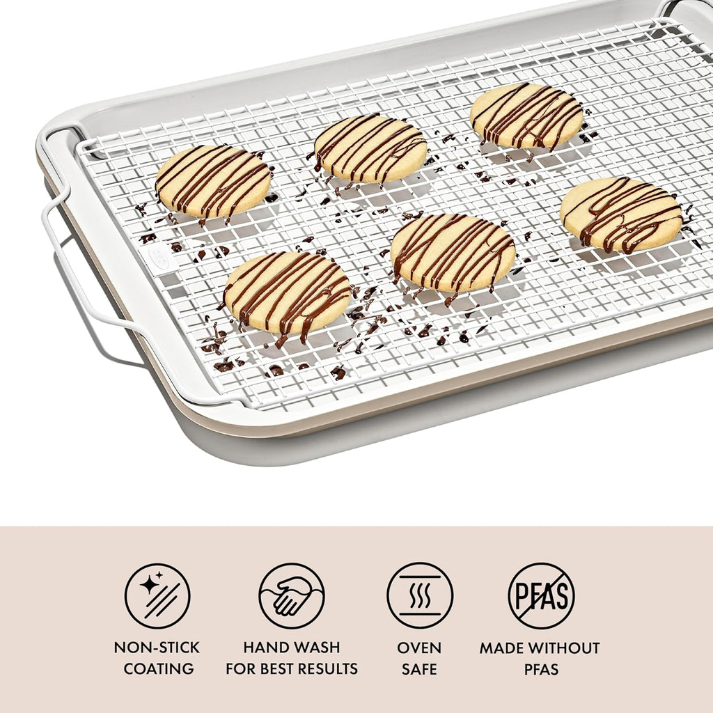 OXO Good Grips Non-Stick Pro Ceramic Coated Baking Rack - Perfect for Cooling & Baking