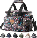 Lifewit Insulated Lunch Bag - Medium Soft Cooler Tote for Adults | Paisley Design, 12-Can Capacity (9L)