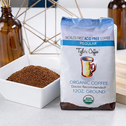 Tyler’s Ground Coffee - 100% Arabica Full Flavor 12 oz (Pack of 2)