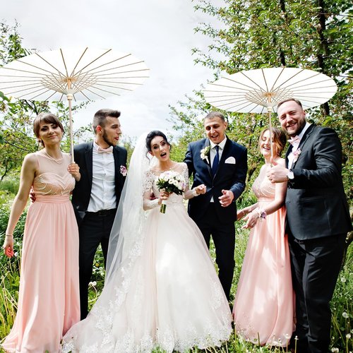 MOTOTO 16 Pieces 33 Inches White Paper Umbrellas Parasol Chinese Japanese Oiled Paper Umbrellas Decorative DIY Painting Parasol for Wedding Bridal Party Decor