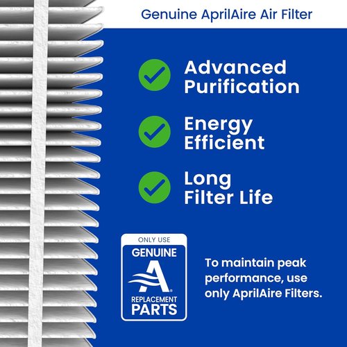 AprilAire 213 Replacement Air Filter - MERV 13 for Whole House Purifiers | 20x25x4 (Pack of 4)