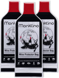 Wine Bags for Travel, 3 PACK Leakproof Wine Bottle Bags, (All-Around Protection) Reusable Wine Bottle Travel Protector Bags, Leak-proof Wine Sleeves for Suitcase, Airplane, Durable Bubble Wrap