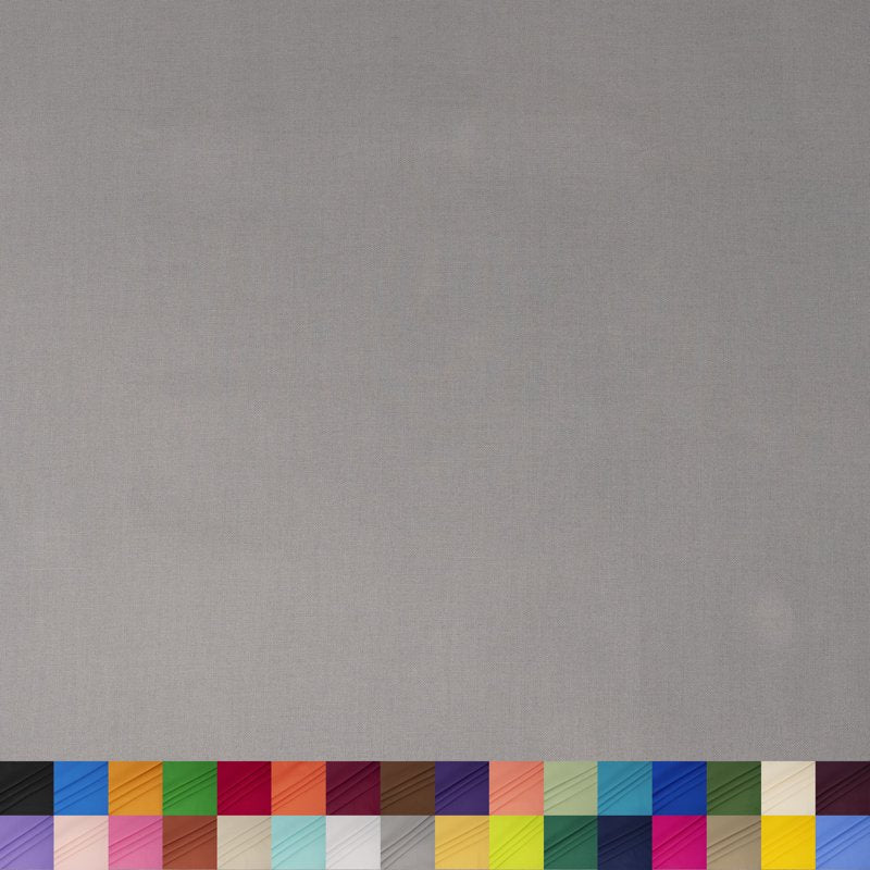 2 Pack Steel Cotton Fabric - 1 Yard Cut, 44 Inch Wide for Quilting & Sewing - Silver