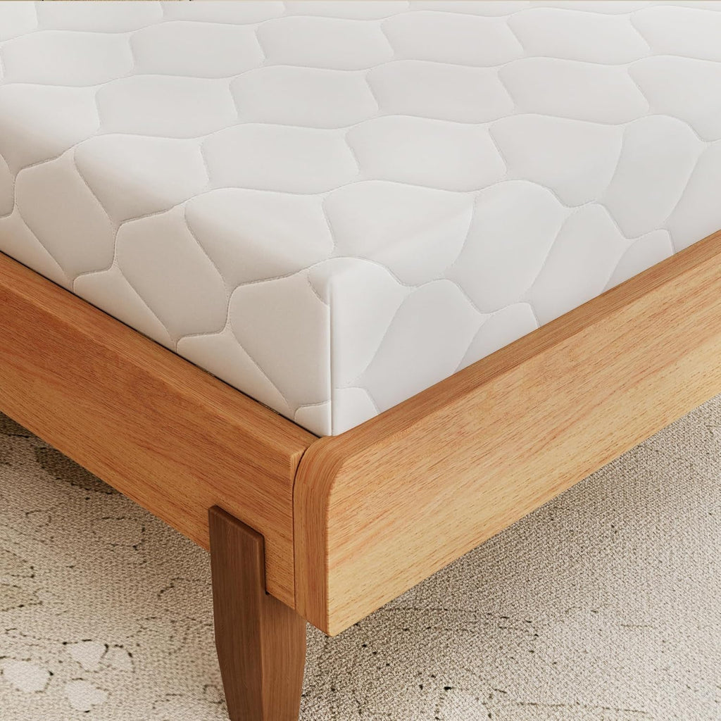 Skiennix 6-Inch Twin Size Memory Foam Mattress - Medium Firm Support, Pressure Relief, CertiPUR-US Certified