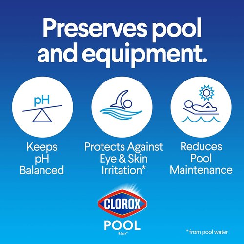 Clorox® Pool&Spa™ Alkalinity Increaser - Maintains pH Balance, 5LB Pack for Optimal Pool Care