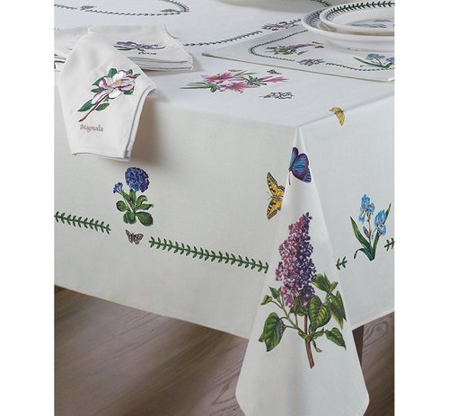 Spode - Tablecloth, Kitchen Tabletop Decor, Nature Inspired Home Decor (Botanic Garden Harmony, 60" x 102")