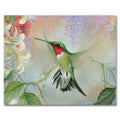 Ruby Hummingbird Natures Gift of Feathers Tempered Glass Large Cutting Board by Highland Graphics