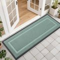 OLANLY Waterproof Front Door Mat - All-Season Indoor/Outdoor Doormat, Easy Clean, 47x17, Grayish Green