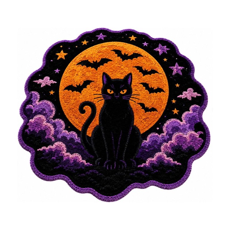 Halloween Door Mat Festive Welcome Entryway Rug 23.62x15.74in - Non-Slip & Easy Clean - Variation of THIS listing