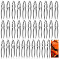 32 Pcs Crab Crackers and Tools, Crab Crackers Sets, Lobster Cracker, Heavy Duty Seafood Tools, Nut Cracker Set