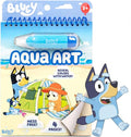 Horizon Group USA Bluey Aqua Art - Reusable Water Reveal Activity Pages with Water Pen for Mess-Free Fun