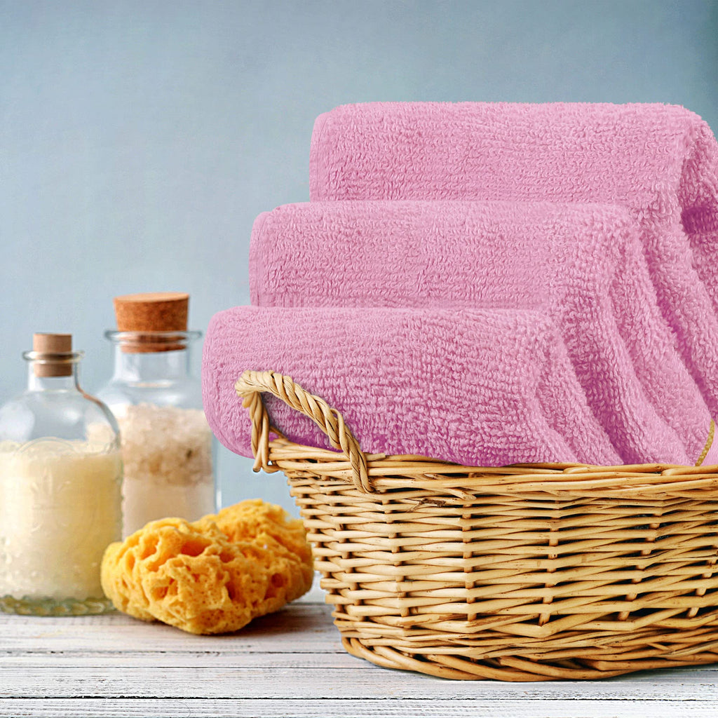 Utopia Towels 12 Pack Premium Wash Cloths Set, 12 by 12 Inches, 100% Cotton Ring Spun, Highly Absorbent and Soft Feel Washcloths for Bathroom, Spa, Gym, and Face, Pink