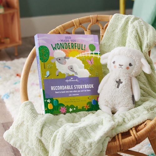 Hallmark Recordable Book for Children (God Made You Wonderful) Easter Basket Stuffers
