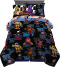Franco Kids Bedding | Super Soft Comforter & Sheet Set with Sham - 5 Piece Twin Size, Five Nights At Freddy's