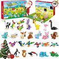 Animal Advent Calendar 2025 by [Brand Name] - 24 Creative Building Sets with 72 Figures | Perfect Christmas Gift for Kids 6+