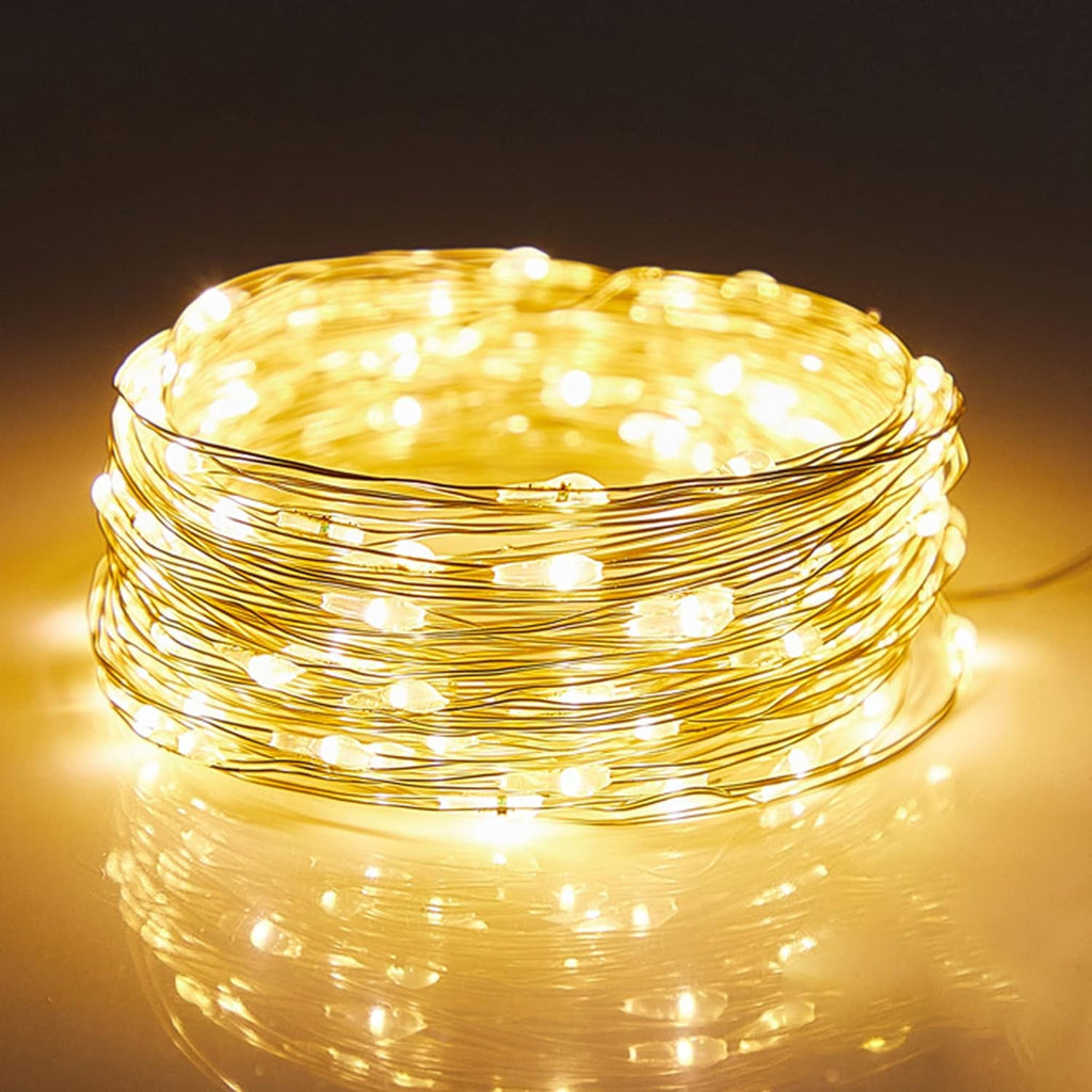 WATERGLIDE 12 Pack Mini Fairy Lights - 7 Ft Waterproof LED String Lights for Wedding & Party Decor | Warm White