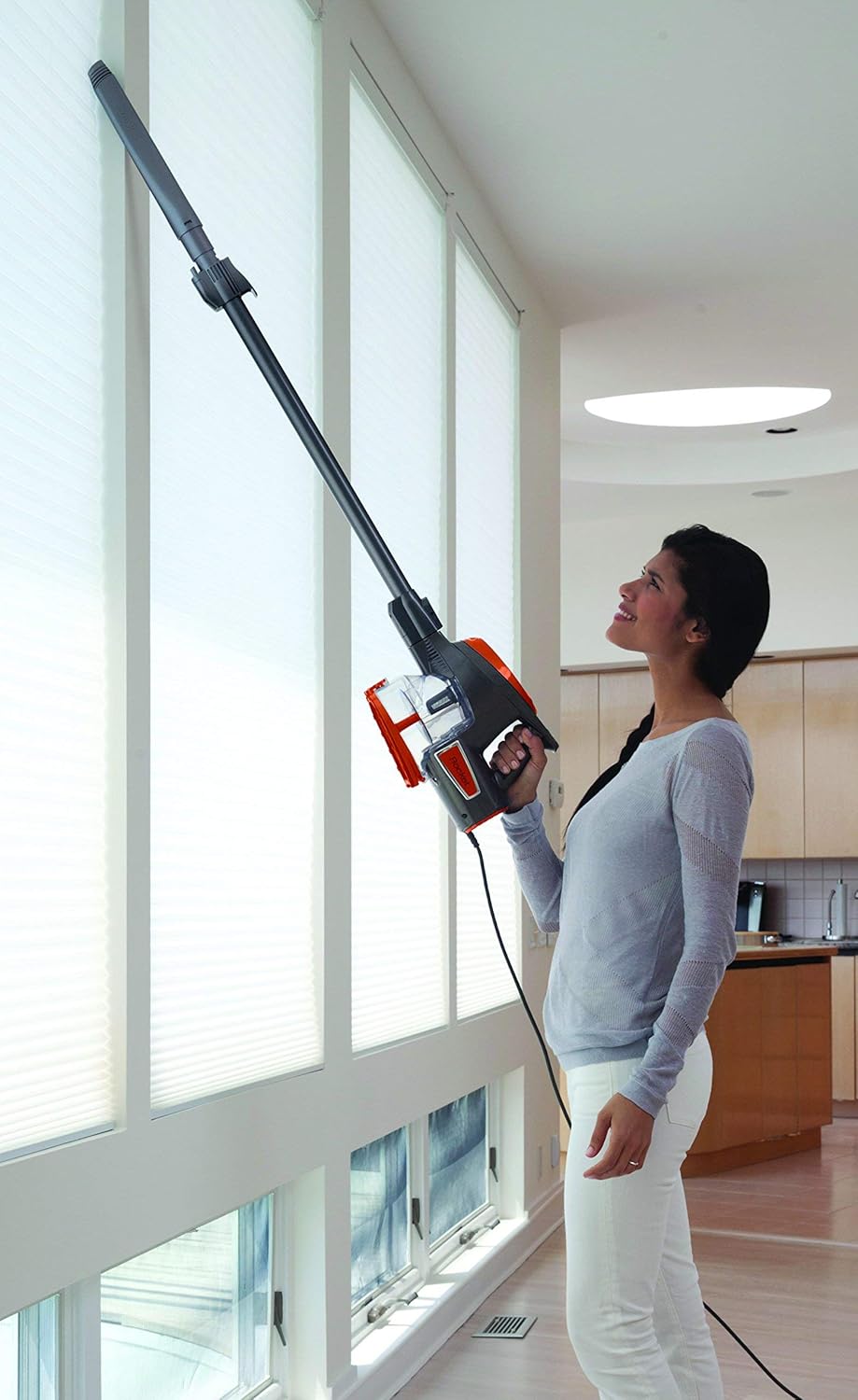 Shark Rocket HV302 Ultra-Light Corded Vacuum - Versatile Carpet & Hard Floor Cleaning, Orange (Renewed)