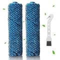 Techypro 2-Pack Hydroduo Roller Brush Replacement: for Shark Hydroduo Cordless Wet Dry Hard Floor Cleaner Vacuum WW201 / WW200 / WW201q / WW205 / WW200C / WW201C Brushroll with 1 Cleaning Brush
