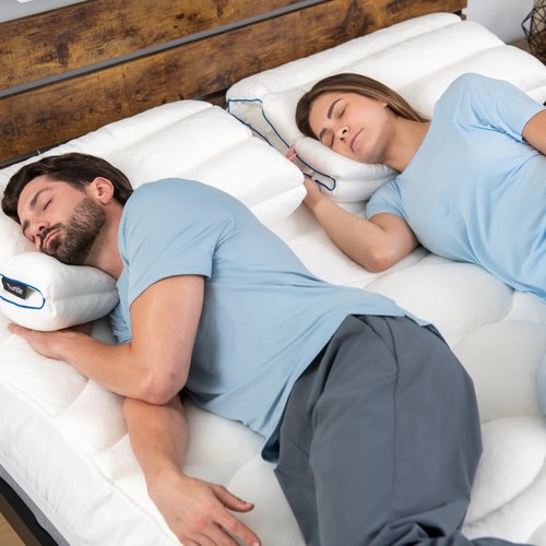 TUMBLE 6-Chamber Adjustable Bed Pillow | Back, Side & Stomach Sleepers | Cooling Cover | Memory Foam & Gel Fiber Fill | Customize Your Comfort | CertiPUR/Oeko-Tex | Standard Queen 1 Pack