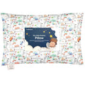 My Little Dreamy Toddler Pillow - Organic Cotton Travel Pillow with Soft Pillowcase | 13x18 Inches, Machine Washable for Ages 2-5