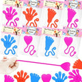 Valentines Non Candy Gifts Exchange Cards for Kids Preschool Class 20 Pack, Valentines Day Sticky Hands Hearts Toys for Toddler Boy Girl, Goodie Bag Box Basket Stuffers Fillers Trinkets for Students