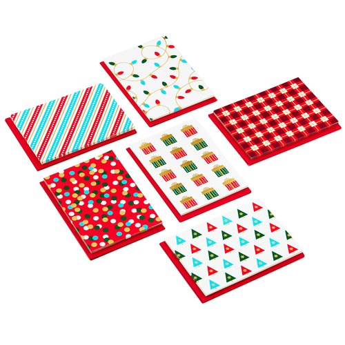 Hallmark Blank Cards, Boxed Christmas Cards Assortment (Christmas Lights & Presents, 24 Cards and Envelopes)