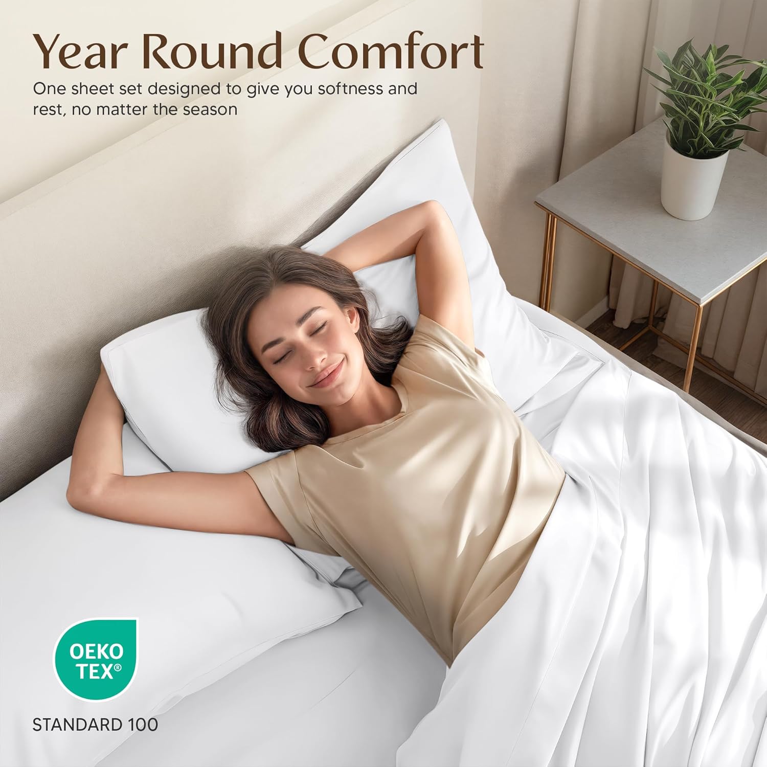 Utopia Bedding Twin Sheet Set - Soft & Breathable Microfiber | 3-Piece Bed Sheets in White