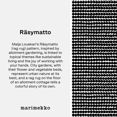 MARIMEKKO Räsymatto Terry Cotton Hand Towel – Polka Dot Patterned Hand Towels – 28 in x 20 in