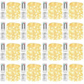 Beieverluck 16 Pack 33FT 100 LED Fairy Lights Battery Operated Fairy Lights with Remote and Timer Waterproof String Lights Outdoor Indoor for Bedroom Wedding Christmas Decorations, Warm White