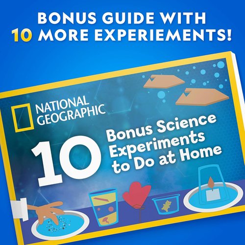 National Geographic 2026 Science Kit - Jumbo Advent Calendar with 24 Days of STEM Experiments & Gemstones for Kids Ages 8-12