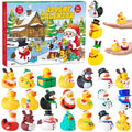 Advent Calendar 2025 Christmas Rubber Duck 24 Days Countdown Calendar Xmas Fun Duckie Bath Party Favor Gifts Toys for Kids Toddlers Boys Girls
